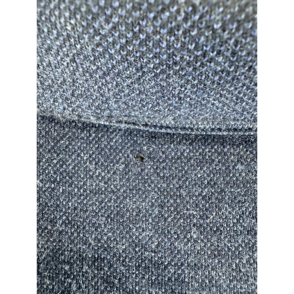 Ermenegildo Zegna Mens Blue Cotton Long Sleeve Polo Shirt XL 54 4UR344 850 - Picture 5 of 10